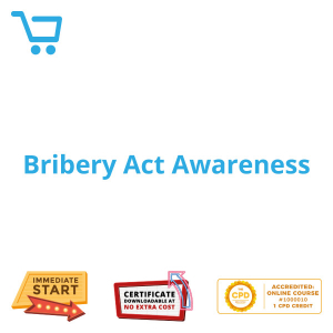 Bribery Act Awareness - eLearning CPD #1000010