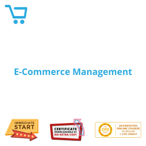E-Commerce Management - Distance Learning CPD #1001628