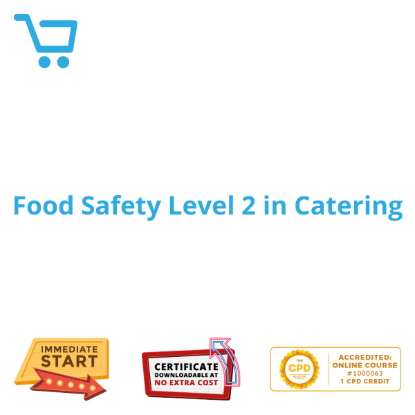 Food Safety Level 2 in Catering - eLearning CPD #1000063