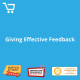 Giving Effective Feedback - Distance Learning CPD #1001639