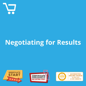 Negotiating for Results - eBook CPD #1001303
