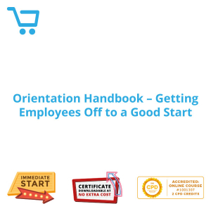 Orientation Handbook - Getting Employees Off to a Good Start - eBook CPD #1001307