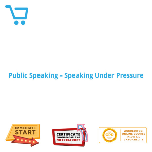 Public Speaking - Speaking Under Pressure - eBook CPD #1001320
